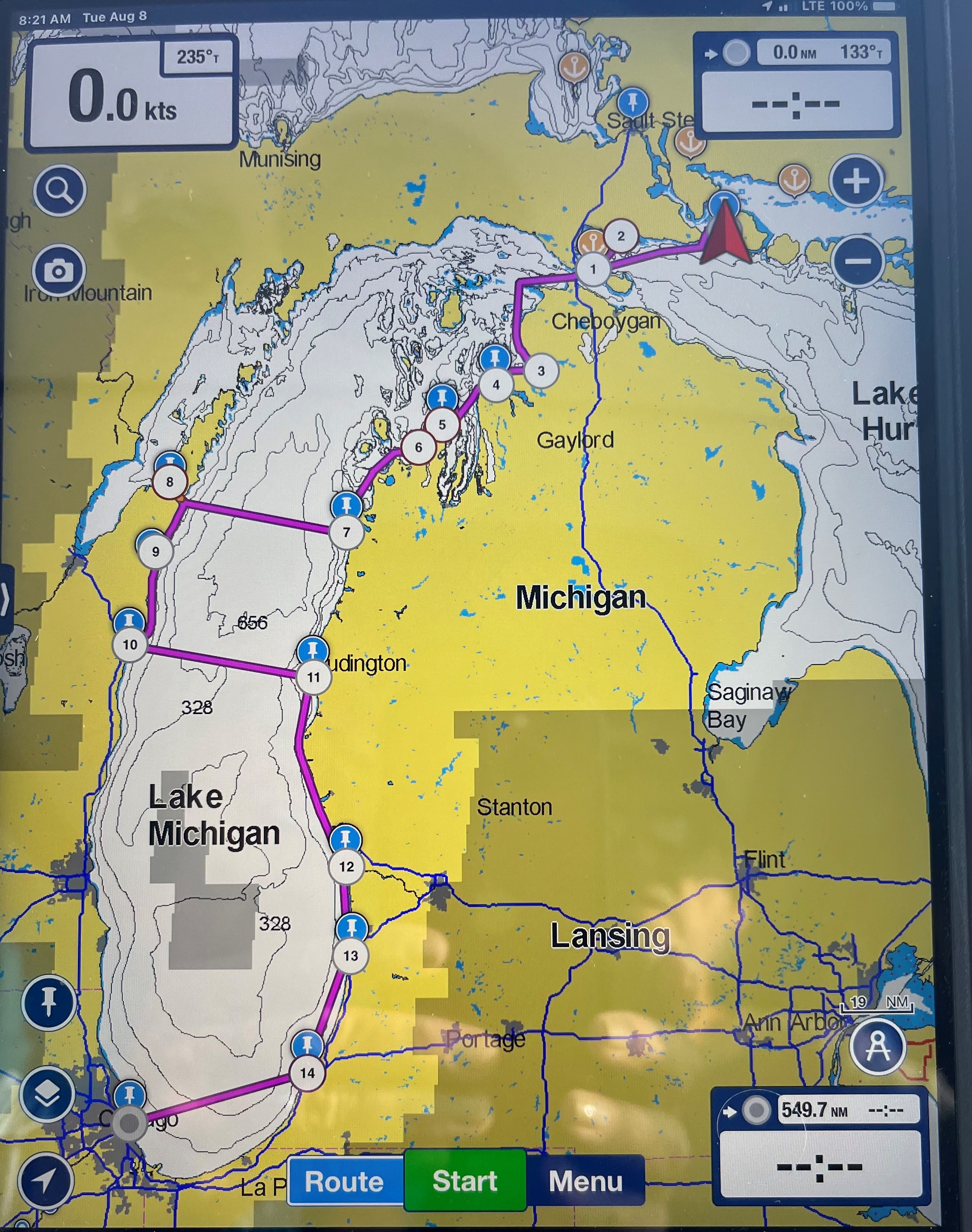 Our Journey Along Lake Michigan – Pat and Cindy's Great Loop Adventure